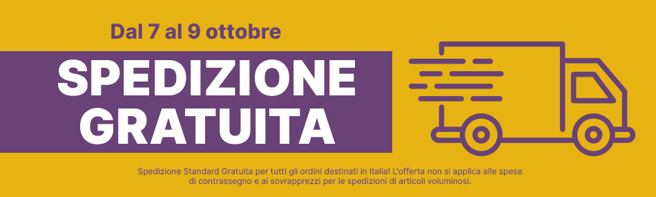 Spedizione Gratuita